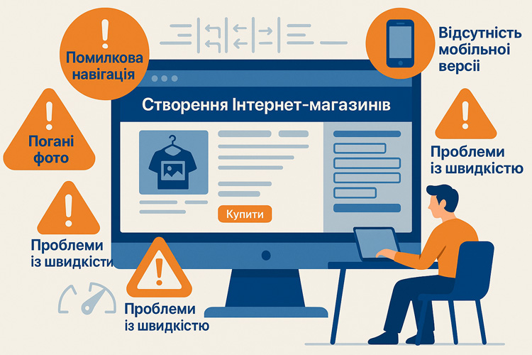 ТОП-5 помилок при створенні інтернет-магазину
